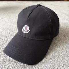 MONCLER ブラックベースボールキャップ　黒のサムネイル