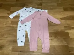 【ちぇる様専用】H&M 長袖ロンパース 2点セット　80