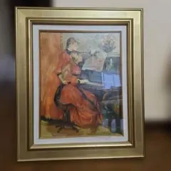 小磯良平 赤い服の女 複製画 8号 額装 206 - メルカリ