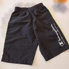 【110cm】Clematis 黒 ハーフパンツ サイドライン