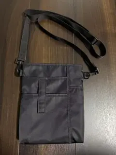 試着のみ⭐︎ 無印良品 ペン刺し付き撥水ショルダーバッグ ブラック