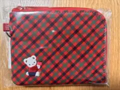 ファミリア　チェック柄パスケース