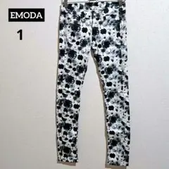 EMODA エモダ 花柄 モノトーン スキニー 1
