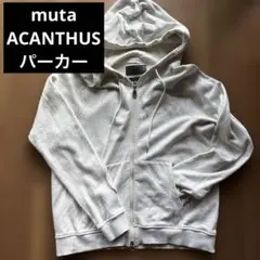 ACANTHUS x muta MARINE ムータマリン ジップアップパーカー