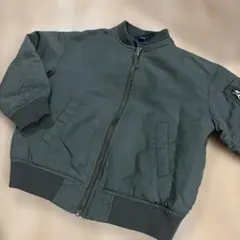 UNIQLO MA-1ジャケット カーキ　グリーン110cm アウターユニクロ