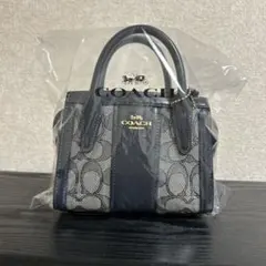 COACH ミニショルダーバッグ ネイビー