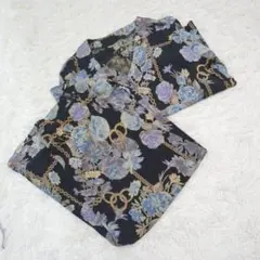 【伊万里】 (11号) 花柄チェーンデザインスカートセットアップ サイズ違い