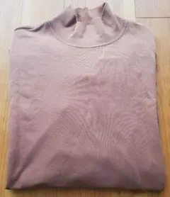 UNIQLO　ヒートテック　ロンT　キャメル　Sサイズ　結構首細め