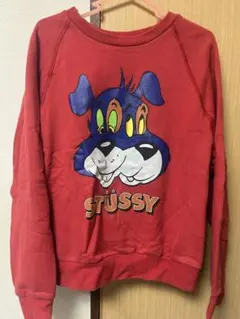 STÜSSY 赤 トレーナー M