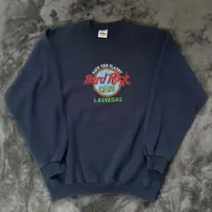 90s USA産ハードロックカフェ　スウェット　xl ネイビーのサムネイル