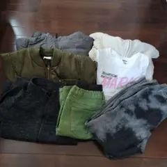 キッズ服セット 7点アウター Tシャツ パンツ140センチ