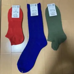 Tabio カラフルソックス 3足セット 25-27cm