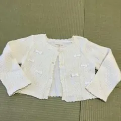未使用ベビーリボンカーディガン　90センチ
