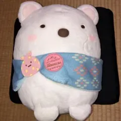 一番くじ　すみっコぐらし　のんびりすみっコキャンプA賞しろくまキャンプぬいぐるみ