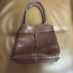 本革 ミニトートバッグ ブラウンのサムネイル