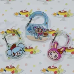 ナルミヤキャラクターズZETTERIA オリジナルアクリルカラビナ 3種セット