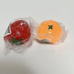 いちご みかん 水系スクイーズ 果物 フルーツ 2種セット