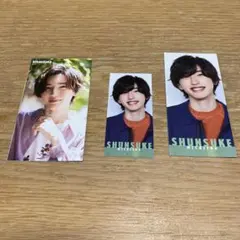 道枝駿佑　デタカ 厚紙 セルフ4カット