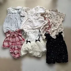 ベビー用ロンパース 6点セット