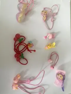 カラフルキャラクター ヘアゴムセット