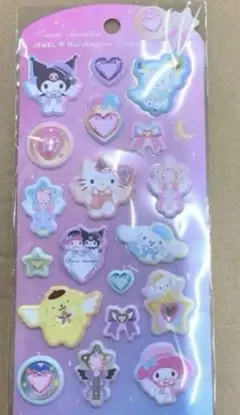 正規品 サンリオキャラクターズ ジュエルマシュマロステッカーズ ジュエリーシール