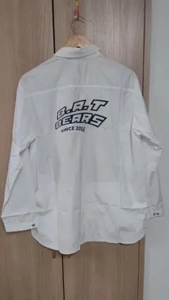 定価12691円B ABLE TWO]コーチシャツ ロゴ入り長袖シャツ