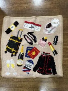 フェイラー　ハンカチ　JAL コラボ　ベージュ