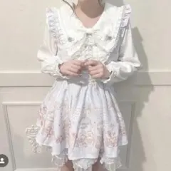 LIZLISA 黒 Romantic Cosmetics柄セットアップ - メルカリ