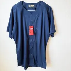 【新品】ローリングス ベースボールユニフォームシャツ ダークネイビーOのサムネイル