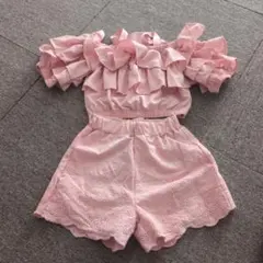 SHIEN 2点セット フリルショートパンツ 8Y