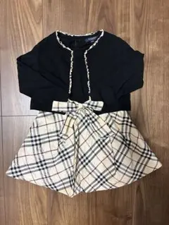 バーバリーロンドン フォーマルセットアップ 100cm セレモニー ノバチェック