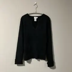 Calvin Klein Jeans ブラックリブセーター 【M】