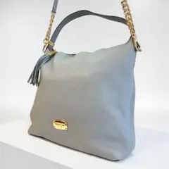 美品 MICHAEL KORS ワンショルダーバック ハーフムーン パッチワーク 