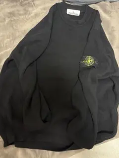STONE ISLAND クルーネックニット ブラック - メルカリ