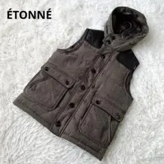 エトネ ETONNE ダウンベスト【S】メンズ フェザー20% カシミヤ