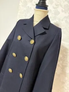 ロイスクレヨン ダブルブレスト フレアスリーブ コート ジャケット
