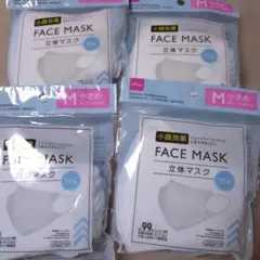 Mサイズ ホワイトマスク 15枚入り 4袋