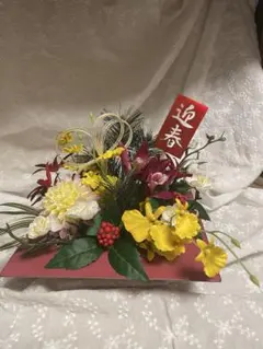 お正月飾り造花(ハンドメイド)