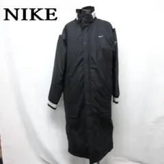 MY2173■NIKE■ナイキ ロングベンチコート ブラック M サッカー