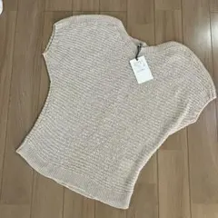 NOMBRE IMPAIR半袖ニット ベージュのサムネイル