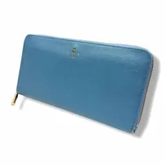 LANVIN en Bleu 長財布 ラウンドファスナー ブルー