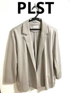 美品 プラステ PLST ライト ポンチ リラックス ジャケット S