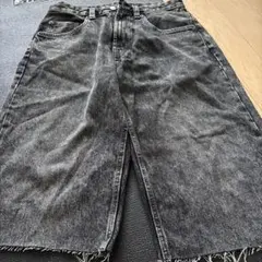 ZARA デニムハーフパンツ ブラックのサムネイル