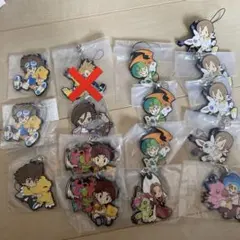 デジモンアドベンチャー ラバーストラップ コンプリートセット デジ