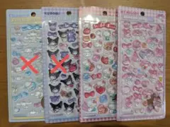 ボンボンドロップシール(ハローキティ・マイメロディ)