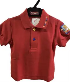 ミキハウス　赤 ポロシャツ 80 新品未使用