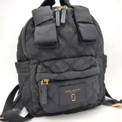 【美品】MARC JACOBS キルティング リュック バックパック ブラック