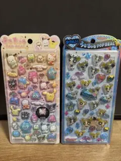 うるちゅるポップシール　２枚セット　サンリオ　パワーパフガールズ　大人気　正規品