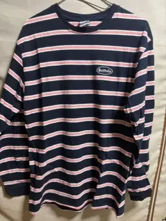 Sayhello ボーダー ロングスリーブ Tシャツ