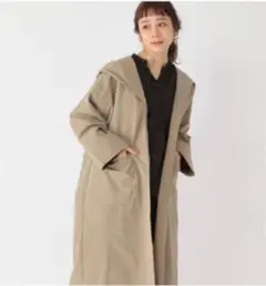 【撥水/マシーンウォッシャブル】撥水機能フーディ　スプリングコート